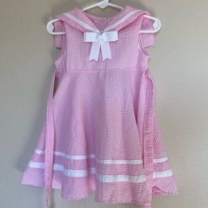 Rare Editions Pink Dress with Bloomers 24 months